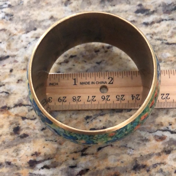 VINTAGE VAN GOGH INSPIRED IRIS BANGLE - Picture 4 of 14